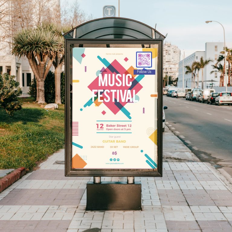 QR Codes on Posters QR Code Generator