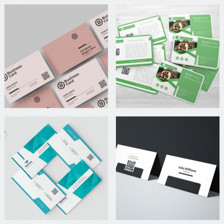 QR code sur carte de visite | Générateur de QR Code en ligne