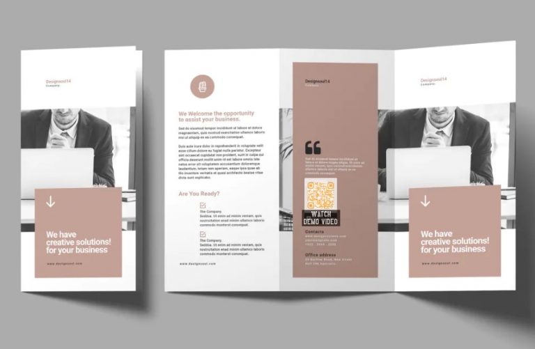 QR codes on Brochure | QR Code Generator | QRCodeChimp.com