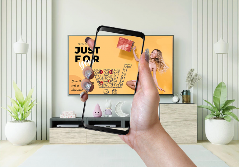 QR Code on TV The Future of TV Advertising Free QR Code Generator