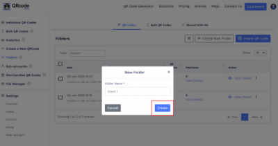 Tutorial: How to Share QR Code Folders with Multiple Clients? - Free QR ...