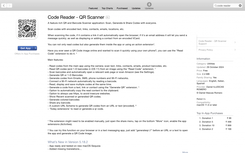 Mac Address Qr Code Sample Code How to Scan QR Code on Mac