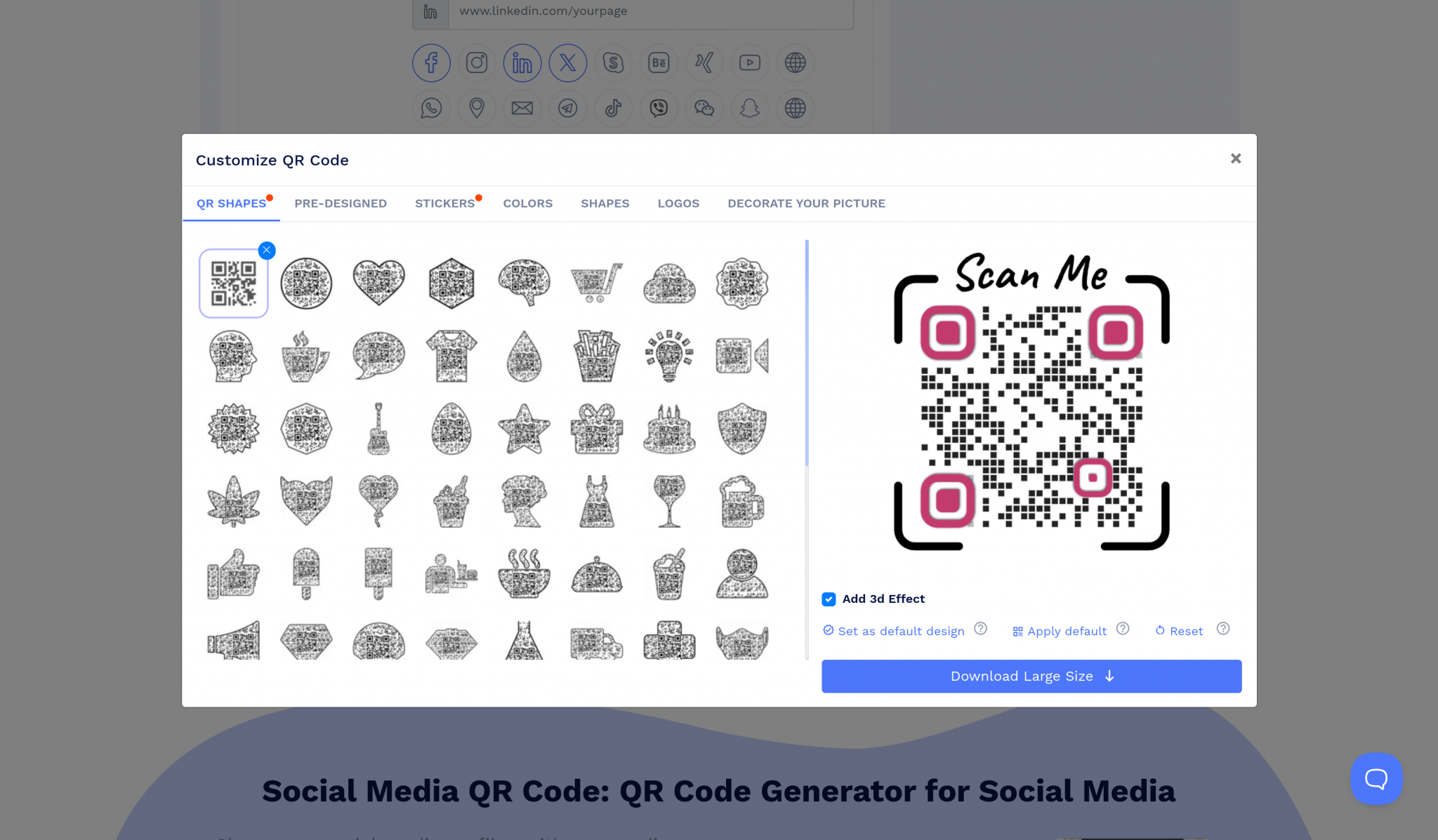 How to Create One QR Code for All Social Media Accounts?