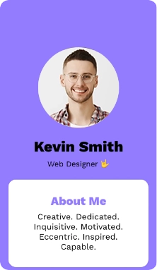Digital business card template for the Freelancers 